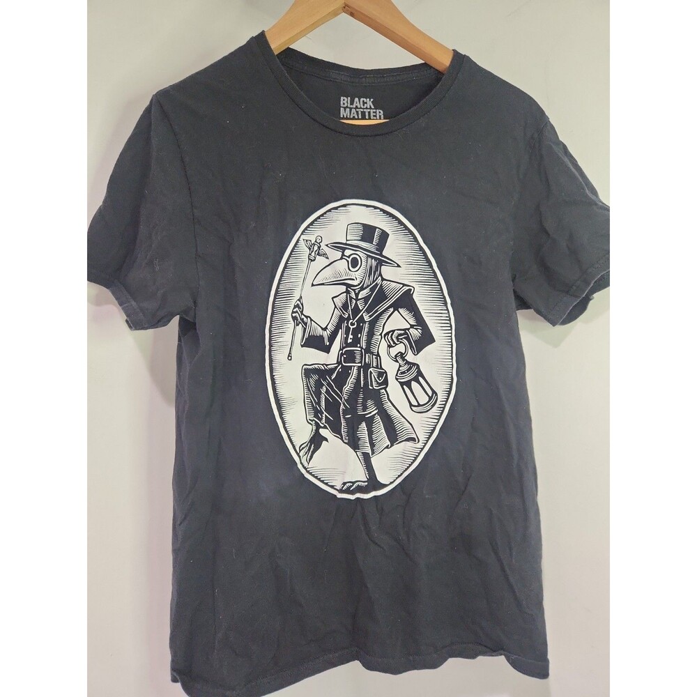 Black Matter by Brian Reedy Plague Doctor Frame T-Shirt Size M 100%COTTON-F57